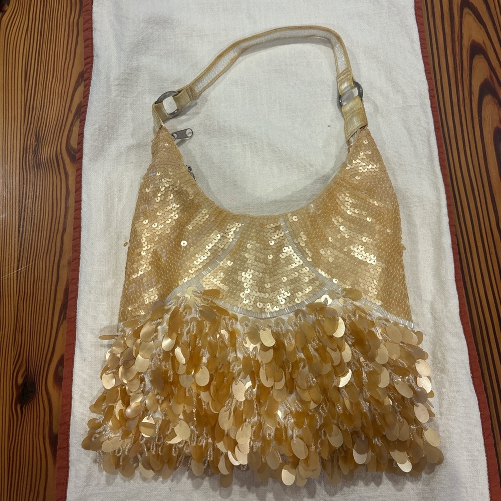 Gold Sequin Women's Bag